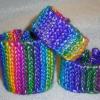 crochettedrainbowcuffsgroup